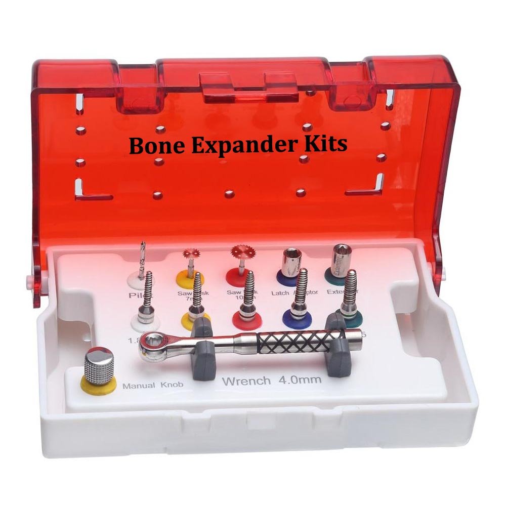 Mc Dental Bone Expander Kit Set of 12 Pcs With Plastic Box