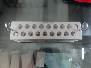 Test Tube Rack 18 Holes Stainless Steel